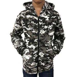 Childrens Digital Uban Camouflage Hoodie Tracksuit